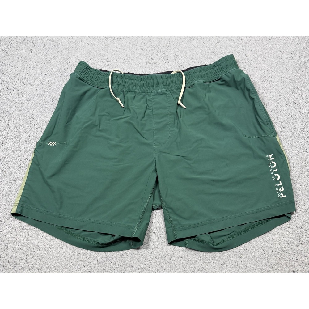 Rhone X‎ Peloton Shorts Mens 38 Green Lined Running 6 Inseam Athletic Gym